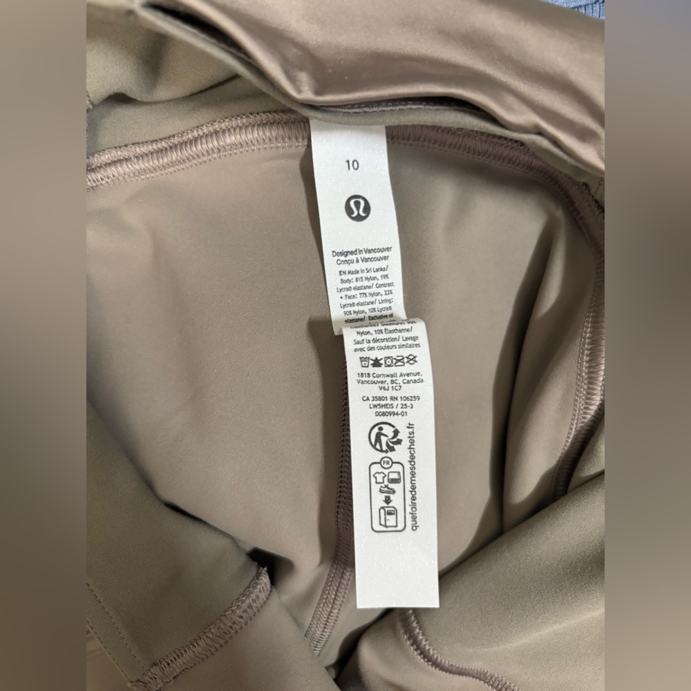 lululemon•Align No Line™ High-Rise Pant•NEW RELEASE•NWOT•Satin Shine Ash Grey•10 - Picture 9 of 16